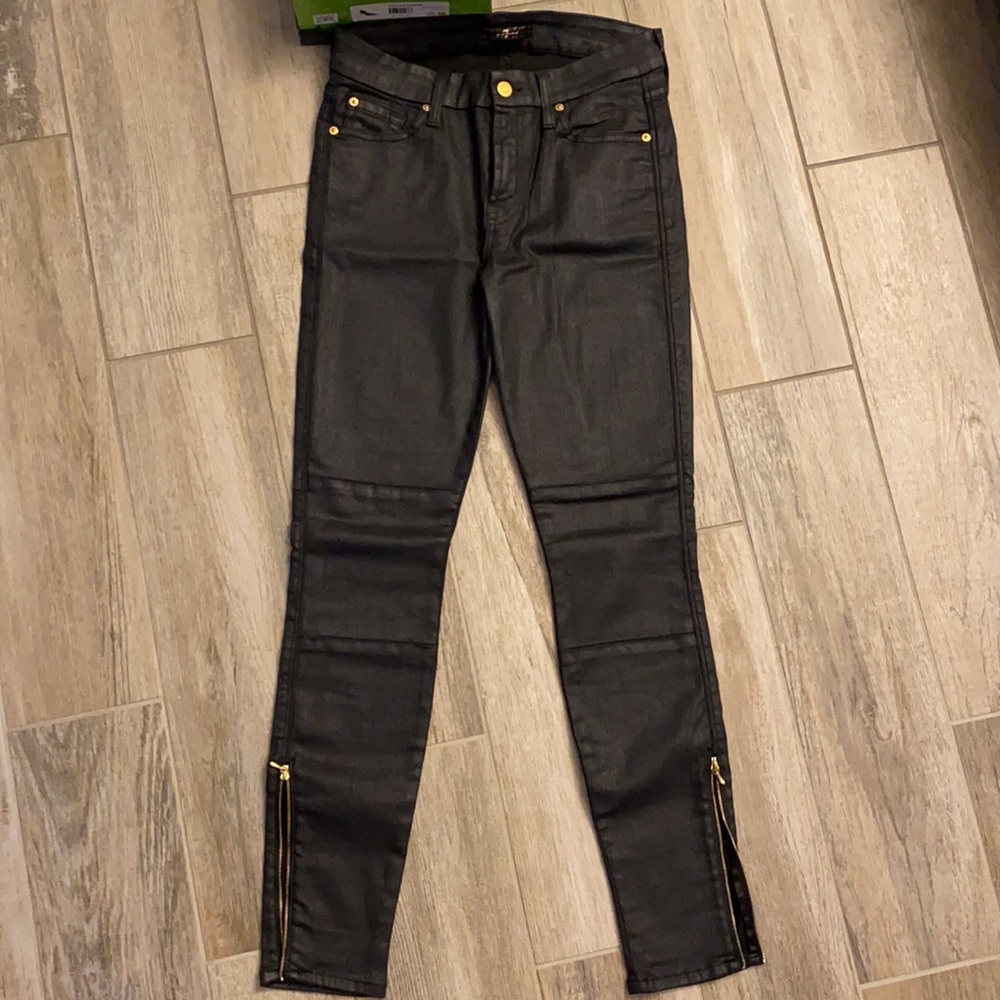 7 for all Mankind Jeans with Gold Zippers